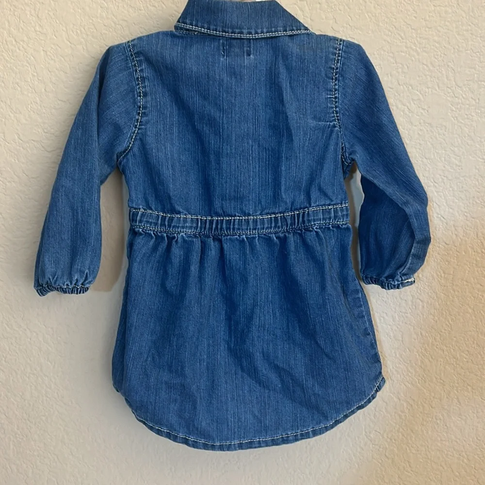 Old Navy button snap denim dress